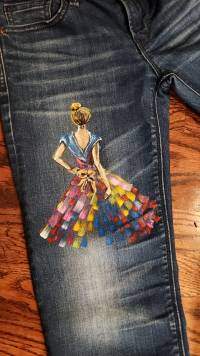 Painted Jeans