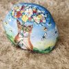 Head in the Cloud Kitty Hand Painted Rock - Image 2