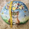 Head in the Cloud Kitty Hand Painted Rock - Image 3