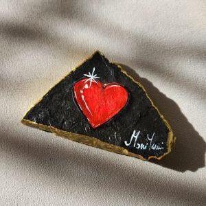 Pure Love Hand Painted Rock