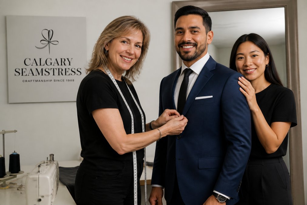 Best Tailor for Suit Adjustments Calgary